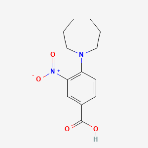 molecular formula C13H16N2O4 B1272881 4-(氮杂环-1-基)-3-硝基苯甲酸 CAS No. 92109-03-0