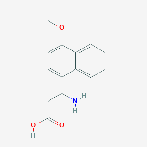 3-Amino-3-(4-methoxy-naphthalen-1-yl)-propionic acid