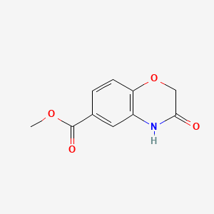 B1272908 methyl 3-oxo-3,4-dihydro-2H-1,4-benzoxazine-6-carboxylate CAS No. 202195-67-3