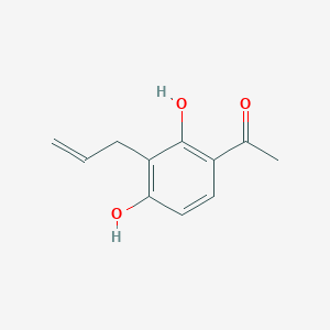 molecular formula C11H12O3 B1272920 1-(3-烯丙基-2,4-二羟基苯基)乙酮 CAS No. 38987-00-7