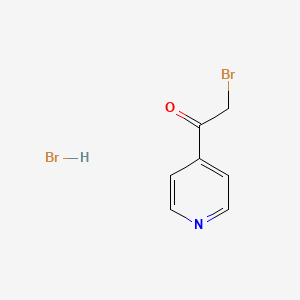 molecular formula C7H7Br2NO B1272946 4-(溴代乙酰)吡啶氢溴酸盐 CAS No. 5349-17-7