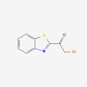molecular formula C9H6BrNOS B1272949 1-(1,3-Benzothiazol-2-yl)-2-bromo-1-ethanone CAS No. 54223-20-0