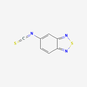 molecular formula C7H3N3S2 B1272957 2,1,3-苯并噻二唑-5-基异硫氰酸酯 CAS No. 337508-62-0