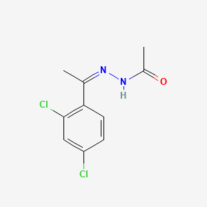 Acetic acid, (1-(2,4-dichlorophenyl)ethylidene)hydrazide