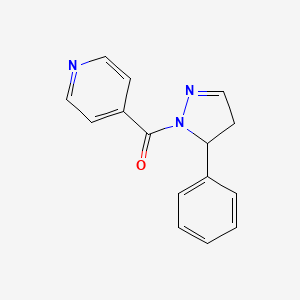 1-(4-Pyridylcarbonyl)-5-phenyl-2-pyrazoline