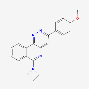 Pyridazino(4,3-c)isoquinoline, 6-(1-azetidinyl)-3-(p-methoxyphenyl)-