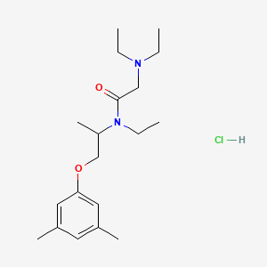 2-(Diethylamino)-N-ethyl-N-(1-(3,5-xylyloxy)-2-propyl)acetamide hydrochloride