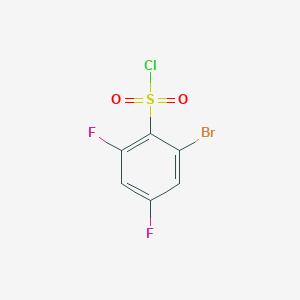 molecular formula C6H2BrClF2O2S B1272973 2-溴-4,6-二氟苯基-1-磺酰氯 CAS No. 351003-42-4