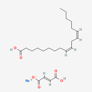 sodium;(E)-4-hydroxy-4-oxobut-2-enoate;(9Z,12Z)-octadeca-9,12-dienoic acid