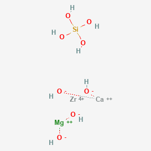 Calcium;magnesium;silicic acid;zirconium(4+);tetrahydroxide