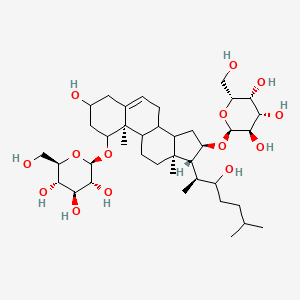 molecular formula C39H66O14 B12729917 Alloside B CAS No. 142735-55-5