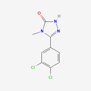 3H-1,2,4-Triazol-3-one, 2,4-dihydro-5-(3,4-dichlorophenyl)-4-methyl-