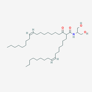 molecular formula C39H73NO4 B12729970 Dihydroxyisopropyl (2-oleoyl)oleamide CAS No. 1487457-13-5