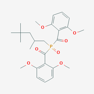 molecular formula C26H35O7P B127300 氧化膦，双(2,6-二甲氧基苯甲酰基)(2,4,4-三甲基戊基)- CAS No. 145052-34-2
