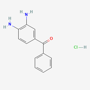 molecular formula C13H13ClN2O B1273006 3,4-二氨基二苯甲酮盐酸盐 CAS No. 57070-71-0