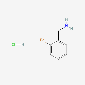 molecular formula C7H9BrClN B1273009 2-Bromobenzylamine hydrochloride CAS No. 5465-63-4