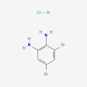 molecular formula C6H7Br2ClN2 B1273011 3,5-dibromobenzene-1,2-diamine Hydrochloride CAS No. 75568-11-5