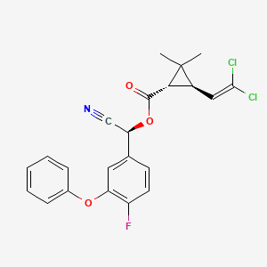 molecular formula C22H18Cl2FNO3 B12730168 Einecs 289-247-5 CAS No. 86560-95-4