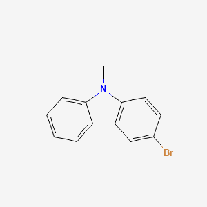 molecular formula C13H10BrN B1273018 3-溴-9-甲基-9H-咔唑 CAS No. 91828-08-9