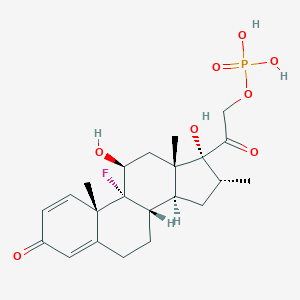 molecular formula C22H30FO8P B127302 磷酸地塞米松 CAS No. 312-93-6