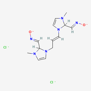 1H-Imidazolium, 1,3-(trimethylene)bis(2-((hydroxyimino)methyl)-3-methyl-, dichloride