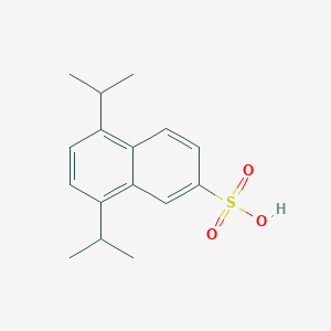 molecular formula C16H20O3S B12730223 5,8-Diisopropyl-2-naphthalenesulfonic acid CAS No. 65520-67-4