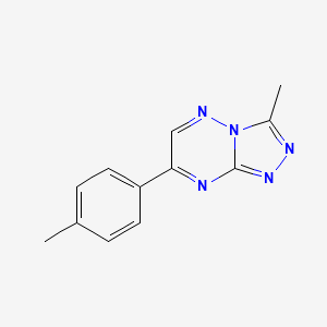 3-Methyl-7-(4-methylphenyl)-1,2,4-triazolo(4,3-b)(1,2,4)triazine