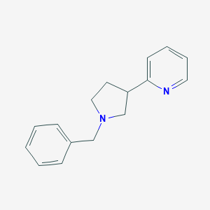 molecular formula C16H18N2 B127303 2-(1-苄基吡咯烷-3-基)吡啶 CAS No. 145105-04-0