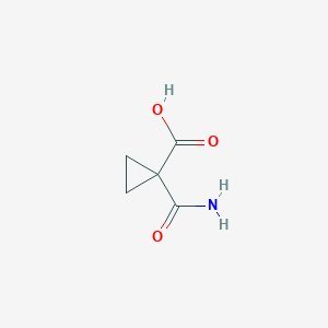 molecular formula C5H7NO3 B1273033 1-羧基环丙烷甲酰胺 CAS No. 6914-74-5