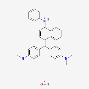 (4-((4-Anilino-1-naphthyl)(4-(dimethylamino)phenyl)methylene)cyclohexa-2,5-dien-1-ylidene)dimethylammonium hydroxide