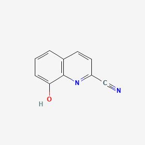 molecular formula C10H6N2O B1273046 8-羟基喹啉-2-碳腈 CAS No. 6759-78-0