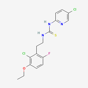 Thiourea, N-(2-(2-chloro-3-ethoxy-6-fluorophenyl)ethyl)-N'-(5-chloro-2-pyridinyl)-