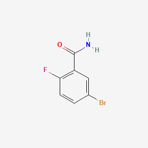 molecular formula C7H5BrFNO B1273048 5-Bromo-2-fluorobenzamide CAS No. 214210-17-0