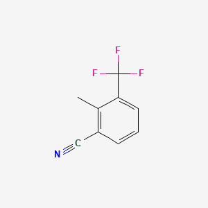 molecular formula C9H6F3N B1273050 2-Methyl-3-(trifluoromethyl)benzonitrile CAS No. 261952-02-7