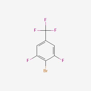 molecular formula C7H2BrF5 B1273052 4-溴-3,5-二氟苯三氟甲基 CAS No. 499238-36-7