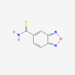molecular formula C7H5N3OS B1273053 2,1,3-Benzoxadiazole-5-carbothioamide CAS No. 306935-24-0