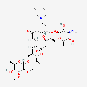 20-Deoxo-20-dipropylaminodesmycosin