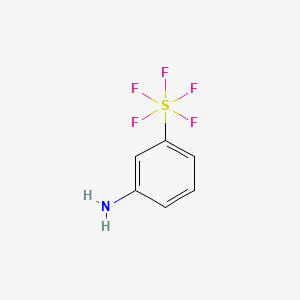 molecular formula C6H6F5NS B1273055 3-Aminophenylsulfur Pentafluoride CAS No. 2993-22-8