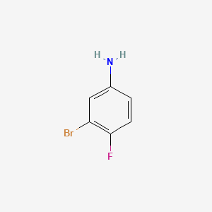 molecular formula C6H5BrFN B1273062 3-溴-4-氟苯胺 CAS No. 656-64-4
