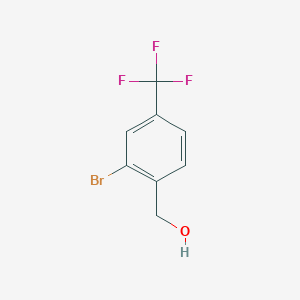 molecular formula C8H6BrF3O B1273063 2-Bromo-4-(trifluoromethyl)benzyl alcohol CAS No. 497959-33-8