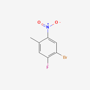 molecular formula C7H5BrFNO2 B1273068 4-Bromo-5-fluoro-2-nitrotoluene CAS No. 224185-19-7