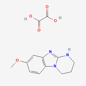 molecular formula C13H15N3O5 B12730680 8-Methoxy-1,2,3,4-tetrahydropyrimido(1,2-a)benzimidazole oxalate CAS No. 79514-75-3