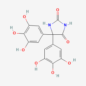 2,4-Imidazolidinedione, 5,5-bis(3,4,5-trihydroxyphenyl)-