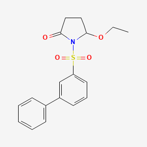 1-((1,1'-Biphenyl)-3-ylsulfonyl)-5-ethoxy-2-pyrrolidinone