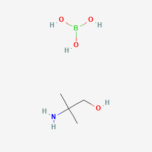 molecular formula C4H14BNO4 B12730772 Einecs 300-896-6 CAS No. 91696-95-6