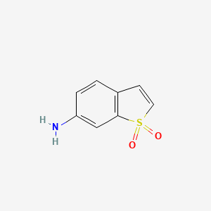 molecular formula C8H7NO2S B1273078 6-氨基苯并[b]噻吩 1,1-二氧化物 CAS No. 20503-40-6