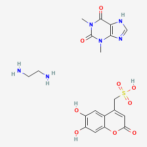 molecular formula C19H24N6O9S B12730794 Einecs 243-120-0 CAS No. 19512-35-7