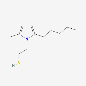 1H-Pyrrole-1-ethanethiol, 2-methyl-5-pentyl-