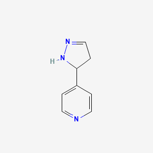 4-(4,5-dihydro-1H-pyrazol-5-yl)pyridine