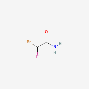 molecular formula C2H3BrFNO B1273102 溴氟乙酰胺 CAS No. 430-91-1